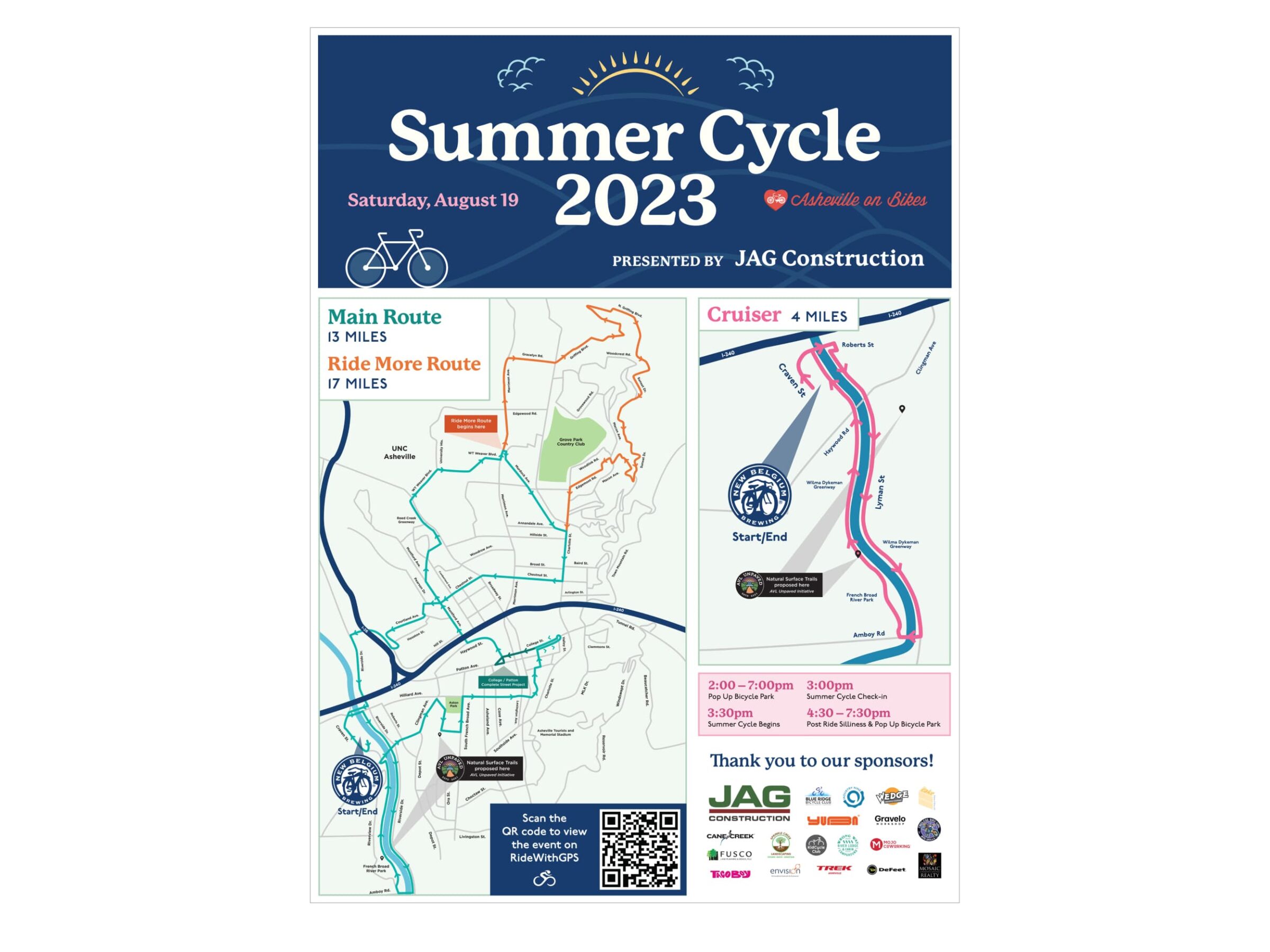 Summer Cycle, Asheville on Bikes